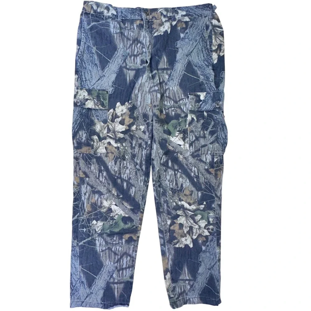 Vintage USA Made Camo Cargo Pants XL Realtree‎ Hunting Workwear 90s Streetwear